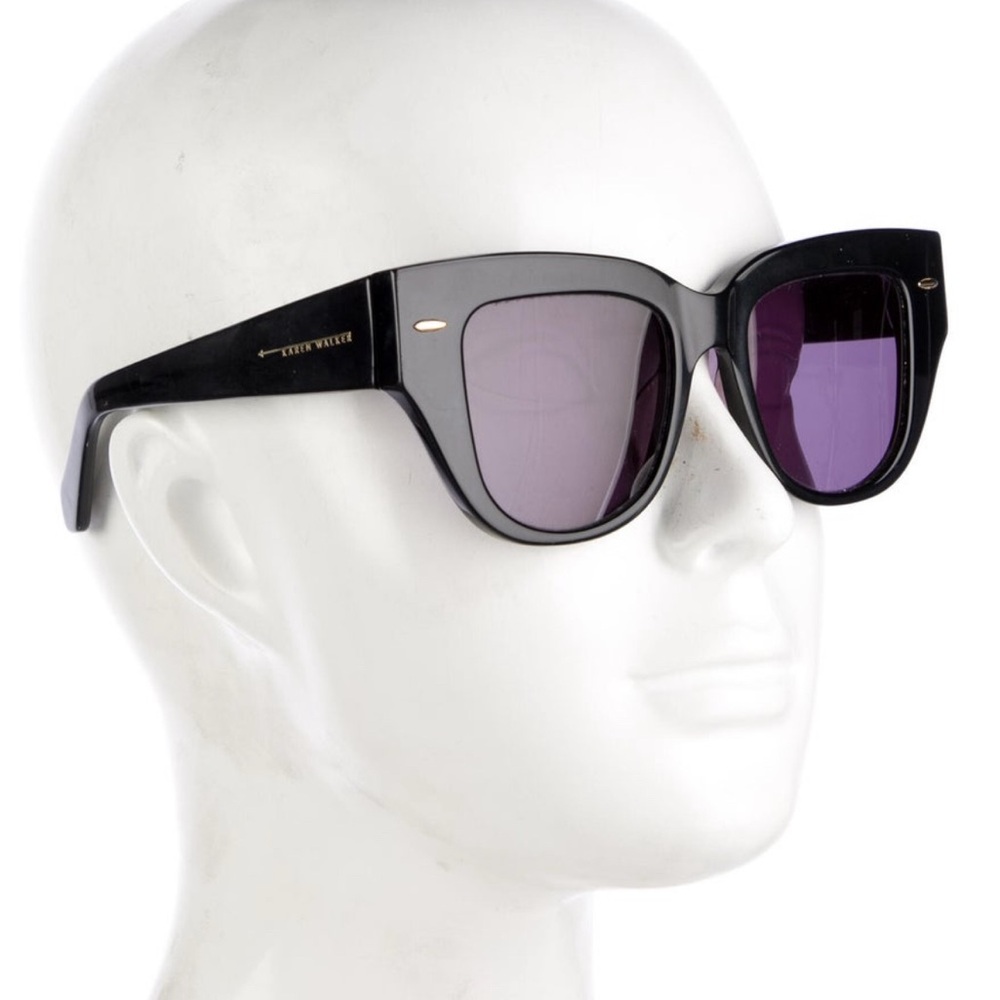 Karen Walker oversized cat eye sunglasses